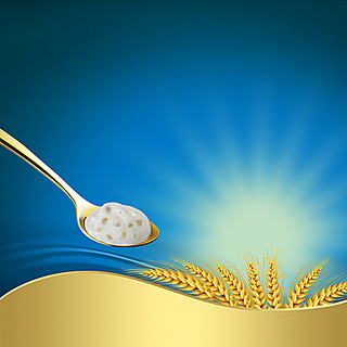 藍色光芒背景 打造食品行業(yè)的高清視覺盛宴